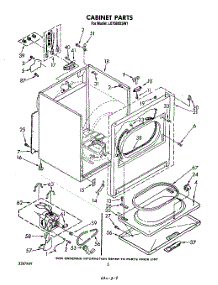 02 - Section parts for Whirlpool Dryer LE7080XSW1 from AppliancePartsPros.com