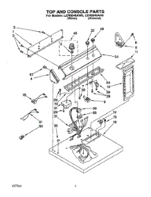 02 - Section parts for Whirlpool Dryer LER6848AW0 from AppliancePartsPros.com