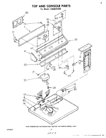 03 - Section parts for Whirlpool Dryer LE5650XKW0 from AppliancePartsPros.com