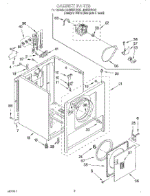 02 - Section parts for Whirlpool Dryer LER3624DZ0 from AppliancePartsPros.com