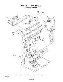 03 - Section parts for Whirlpool Dryer LE7685XPW0 from AppliancePartsPros.com
