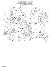 03 - Section parts for Whirlpool Dryer LER5636EZ0 from AppliancePartsPros.com