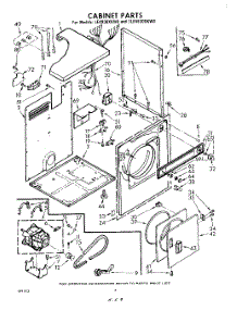02 - Section parts for Whirlpool Dryer 1LE4930XKW0 from AppliancePartsPros.com