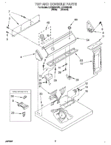 02 - Section parts for Whirlpool Dryer LER5638AN2 from AppliancePartsPros.com