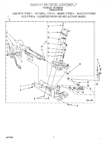 04 - 3401771 Burner parts for Whirlpool Dryer LGL8858EQ0 from AppliancePartsPros.com