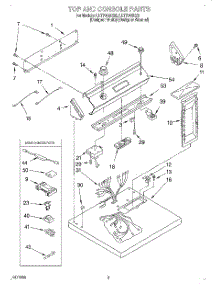 02 - Section parts for Whirlpool Dryer LET7646EZ2 from AppliancePartsPros.com