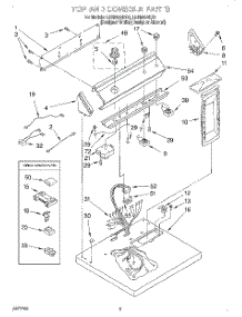 02 - Section parts for Whirlpool Dryer LER8858EQ0 from AppliancePartsPros.com