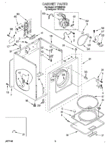 02 - Section parts for Whirlpool Dryer LET5624BQ0 from AppliancePartsPros.com