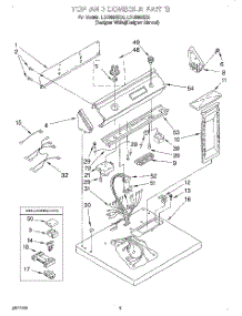 02 - Section parts for Whirlpool Dryer LEC8858EZ0 from AppliancePartsPros.com