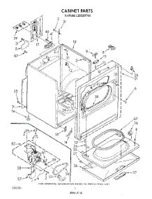 02 - Section parts for Whirlpool Dryer LE9520XTW0 from AppliancePartsPros.com
