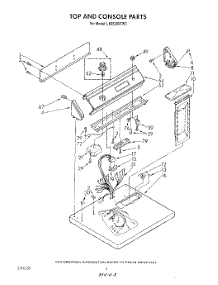 03 - Section parts for Whirlpool Dryer LE9520XTW0 from AppliancePartsPros.com