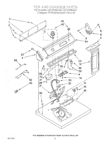 02 - Section parts for Whirlpool Dryer LEC6848AQ0 from AppliancePartsPros.com