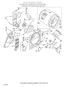 03 - Section parts for Whirlpool Dryer LEC6848AQ0 from AppliancePartsPros.com
