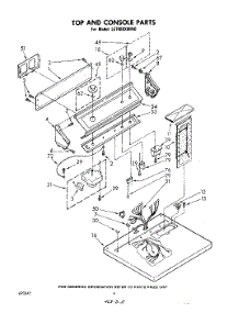 03 - Section parts for Whirlpool Dryer LE7800XMW0 from AppliancePartsPros.com
