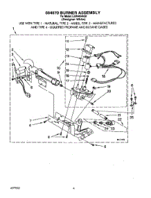03 - Section parts for Whirlpool Dryer LGR4434AQ0 from AppliancePartsPros.com