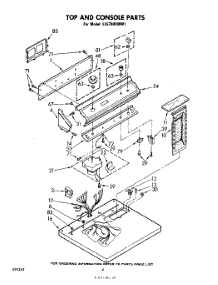 03 - Section parts for Whirlpool Dryer LE5780XMW1 from AppliancePartsPros.com