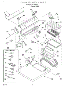 02 - Section parts for Whirlpool Dryer LEL7646EQ1 from AppliancePartsPros.com