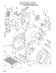 03 - Bulkhead parts for Whirlpool Dryer LGT8858DQ1 from AppliancePartsPros.com