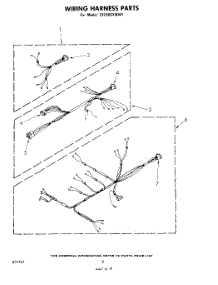 05 - Wiring Harness parts for Whirlpool Dryer CE2500XMW1 from AppliancePartsPros.com
