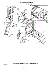 04 - Section parts for Whirlpool Dryer LE5750XKW0 from AppliancePartsPros.com
