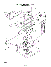 03 - Section parts for Whirlpool Dryer LE6098XSW1 from AppliancePartsPros.com