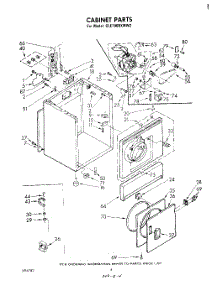 03 - Section parts for Whirlpool Dryer GLE7900XMW2 from AppliancePartsPros.com