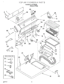 02 - Section parts for Whirlpool Dryer LEL7646EQ0 from AppliancePartsPros.com