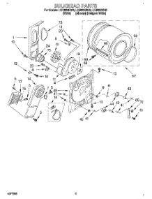 03 - Section parts for Whirlpool Dryer LER6634BN2 from AppliancePartsPros.com