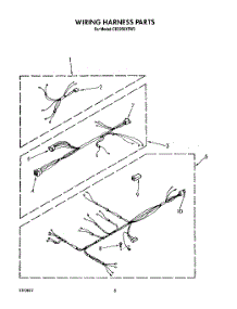 05 - Wiring Harness parts for Whirlpool Dryer CE2950XSW3 from AppliancePartsPros.com