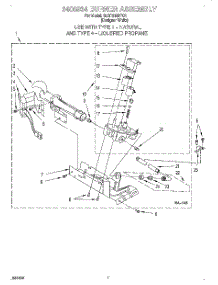 04 - 3406934 Burner Assembly parts for Whirlpool Dryer 8LGR5636FQ1 from AppliancePartsPros.com