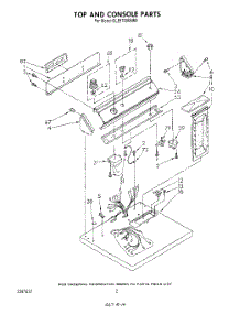 02 - Section parts for Whirlpool Dryer GLE5700XSW0 from AppliancePartsPros.com