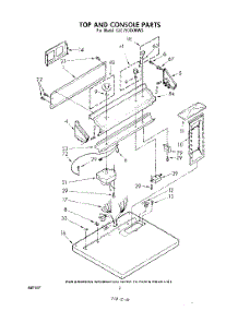 02 - Section parts for Whirlpool Dryer GLE7900XMW3 from AppliancePartsPros.com