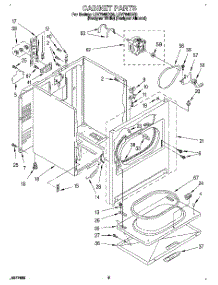 02 - Section parts for Whirlpool Dryer LEV7848DQ0 from AppliancePartsPros.com