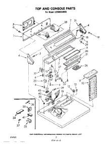 02 - Section parts for Whirlpool Dryer LE9800XMW2 from AppliancePartsPros.com