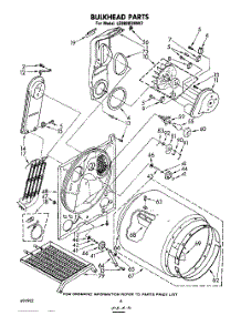 04 - Section parts for Whirlpool Dryer LE9800XMW2 from AppliancePartsPros.com