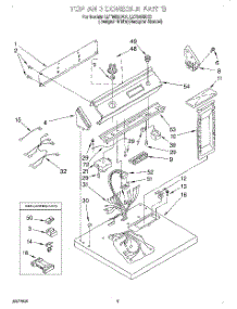 02 - Section parts for Whirlpool Dryer LET8858DZ1 from AppliancePartsPros.com