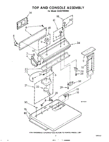 04 - Section parts for Whirlpool Dryer GLHE7900W0 from AppliancePartsPros.com