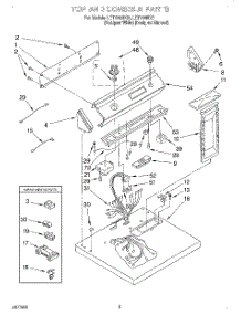 02 - Section parts for Whirlpool Dryer LET7848DZ1 from AppliancePartsPros.com