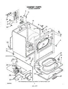 02 - Section parts for Whirlpool Dryer LE6098XSW0 from AppliancePartsPros.com