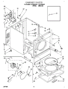 02 - Section parts for Whirlpool Dryer LER7646AW1 from AppliancePartsPros.com