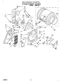 03 - Section parts for Whirlpool Dryer LER7646AW1 from AppliancePartsPros.com