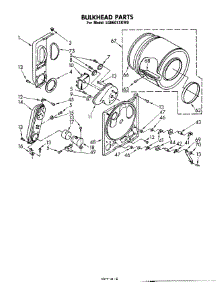 04 - Bulkhead parts for Whirlpool Dryer LG6601XKW0 from AppliancePartsPros.com