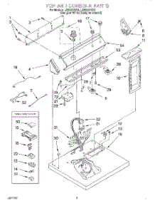 02 - Section parts for Whirlpool Dryer LER8857EQ1 from AppliancePartsPros.com