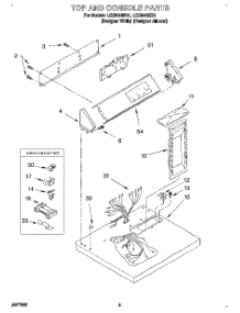 02 - Section parts for Whirlpool Dryer LEE9848BQ1 from AppliancePartsPros.com