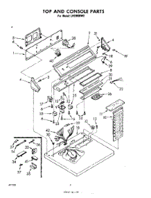 02 - Section parts for Whirlpool Dryer LHE9800W2 from AppliancePartsPros.com