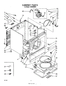 03 - Section parts for Whirlpool Dryer LHE9800W2 from AppliancePartsPros.com