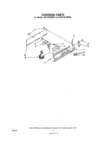 04 - Console parts for Whirlpool Dryer CE2100XMW0 from AppliancePartsPros.com