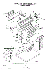 02 - Section parts for Whirlpool Dryer LHE9800W0 from AppliancePartsPros.com