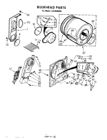 04 - Section parts for Whirlpool Dryer LHE9800W0 from AppliancePartsPros.com