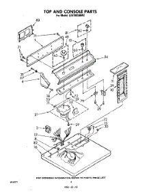 03 - Section parts for Whirlpool Dryer LE5780XMW2 from AppliancePartsPros.com